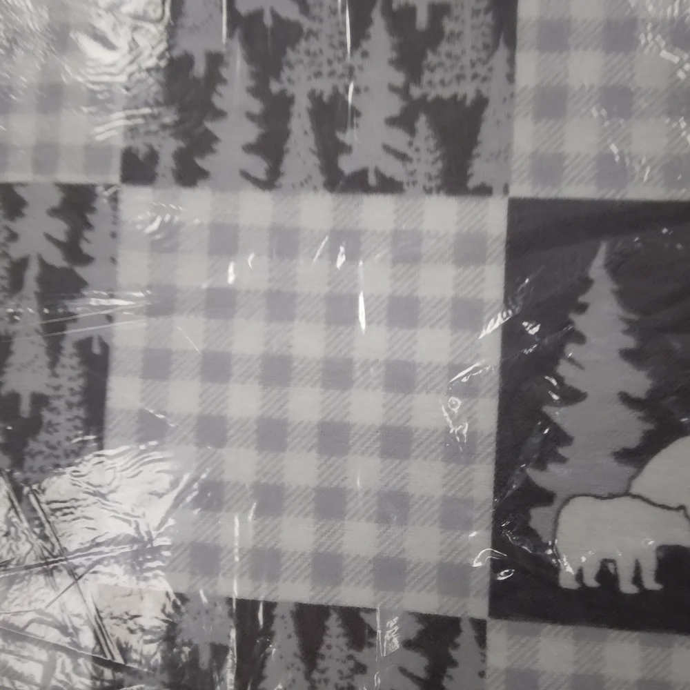 FABRIC Flannel Wilderness Gray, 100% Cotton Flannel, 8 Yard Sealed Bolt